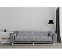 Datex “Glamour” Housse de canapé antidérapante, Bleu foncé, 4 Places