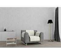 Datex “Glamour” Housse de canapé antidérapante, Crème, 1 Place