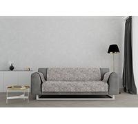 Datex “Glamour” Housse de canapé antidérapante, Marron, 3 Places