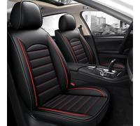 DateYcn Housses de siège de voiture pour Peugeot 307 206 208 308 407 3008 508 5008 2008 4007 4008 205 207 301 306 405 406 607 Matériaux confortables de qualité supérieure Noir/rouge