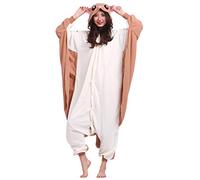 DATO Adulte Pyjama Animal Cosplay Kigurumi Unisexe Vêtements de Nuit Onesie Écureuil Volant pour Hauteur 140-187 cm