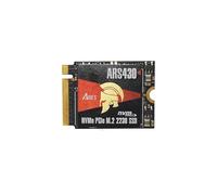DATO Disque SSD interne M.2 2230 de 2 To, PCIe Gen 4x4 NVMe avec dissipateur thermique, jusqu'à 5000/3200 Mo/s, compatible avec Steam Deck, ROG Ally, Surface Pro, Mini PC, Ultrabook, ARES ARS430
