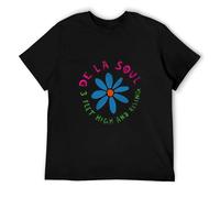 DATONG De La Soul 3 Feet High and Rising Promo T-Shirt Hip-Hop Native Tongu