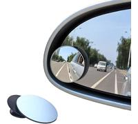 DATONGDYFA 2pcs Rétroviseur Angle Mort pour Dacia Duster Extreme 2022-2026 | Verre HD Véritable et Coque ABS Rotation 360 Degrés pour Élargir Le Champ Visuel et Stationner en Sécurité Étanche Durable