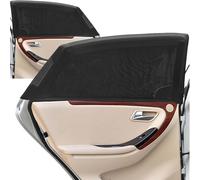 DATONGERGANG Pare-Soleil Voiture pour JAECOO J7 2023 2024 2025, Bébé Anti-UV Protection Chaussette Vitre Auto Enfant Filet Latérale Fenêtre Arrière, Lot de 4 Noir