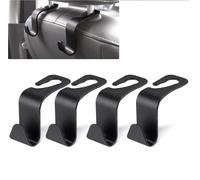 DATONGERGOUZI 4 Pièces Crochets pour Appuie-tête de Voiture pour Audi A4 2015-2024, Crochet de Dossier de Siège de Voiture, Porte Sac Voiture, Crochets Organisateur de Siège