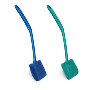 DaToo Lot de 2 outils de nettoyage double face pour aquarium avec manche long