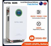 DATOUBOSS 15kwh lifepo4 batterie 300Ah 48V 8000 Cycles Support avec écran tactile Datouboss amovible LiFePo4 pour utilisation sur RV DT-48V-15KWh
