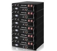 DATOUBOSS Batterie au lithium-fer phosphate 48 V 100 Ah (LiFePO4), BMS 100 A intégrés, Bluetooth et application, puissance max. 5120 Wh, plus de 15 000 cycles de charge, pour systèmes solaires (48 V