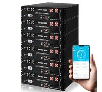 DATOUBOSS Batterie Lithium 48V 100Ah LiFePO4, 30.72kWh Batterie Rack Serveur avec Bluetooth, BMS 100A intégré, Port CAN/RS485, 15000 Cycles, pour Solaire, Camping-Car, Maison, Secours Énergie