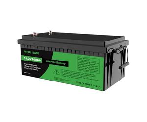DATOUBOSS Batterie Lithium 48V 100Ah LiFePO4,BMS intégré 100A,15000+Cycles Cycle Profond Batterie Lithium,Max 5120W Puissance supportée en série/parallèle,Parfait pour Solaire, Off-Grid