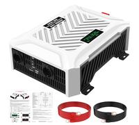 DATOUBOSS Convertisseur 24v 220v/230v Pur Sinus 3500W/7000W Onduleur, Transformateur 24V 220V Voiture Convertisseur de Tension avec écran LCD,Inverter pour RV Voiture, Caravane, Bateau, Camping