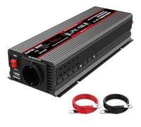DATOUBOSS Convertisseur 24v 220v Pur Sinus 1500W/3000W Onduleur Onde Sinusoïdale Pure Transformateur avec écran LCD- et Ports USB & AC Prises pour Voiture, Camping, Voyage