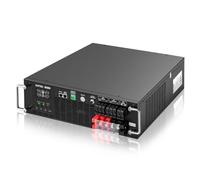 DATOUBOSS Onduleur Hybride Solaire 6200W 48V 3U Rack, Onduleur Pur Sinus avec MPPT 120A, Entrée Photovoltaïque 8500W, Fonction UPS, Compatible Batteries Lithium LiFePO4, Affichage LCD