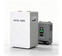 DATOUBOSS Onduleur solaire hybride 24 V 3300 W + batterie LiFePO4 24 V 314 Ah pour énergie solaire domestique, hors réseau et alimentation de secours