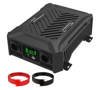 DATOUBOSS Pur Sinus Onduleur 12V/24V vers 220V 230V Convertisseur Universel Double Tension 1200W/2300W avec système de détection Intelligent Puissance de crête 2000W/4000W, Transformateur avec LCD