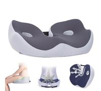 datouyu Siège Ergoseat Outfany, Libiyi Outfany Ergoseat, Hilipert Ergoseat, Coussin De Siège en Mousse à Mémoire De Forme Hilipert, Coussin De Siège Orthopédique Welnax (Gris)