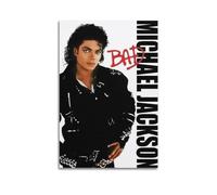 DATOZA Michael Jackson Bad Album - Poster décoratif sur toile - Impression d'art moderne pour chambre à coucher - 50 x 75 cm