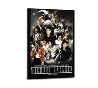 DATOZA Michael Jackson Forever King of Pop Poster décoratif sur toile pour chambre à coucher 40 x 60 cm