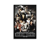 DATOZA Michael Jackson Forever King of Pop Poster décoratif sur toile pour chambre à coucher (50 x 75 cm)