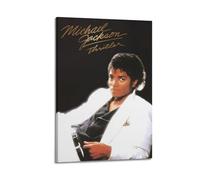 DATOZA Michael Jackson Poster d'art Thriller sur toile - Impression d'art moderne pour chambre à coucher - 30 x 45 cm