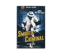 DATOZA Michael Jackson Smooth Criminal Cool Art Poster décoratif sur toile pour chambre à coucher 60 x 90 cm