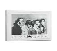 DATOZA Poster d'art vintage des Beatles sur toile - Impression d'art moderne pour chambre à coucher - 30 x 45 cm