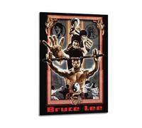 DATOZA Poster décoratif sur toile de Bruce Lee - Collection de pose de film classique - Affiches murales et d'art moderne pour chambre à coucher - 30 x 45 cm