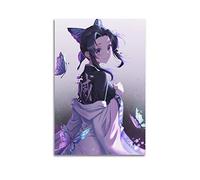 DATOZA Poster décoratif sur toile Demon Slayer Kochou Shinobu - Impression d'art moderne pour chambre à coucher - 60 x 90 cm