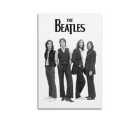 DATOZA Poster décoratif sur toile représentant les membres du groupe des Beatles (40 x 60 cm)