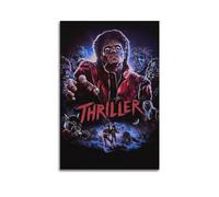 DATOZA Poster décoratif sur toile Thriller Michael Jackson - Impression d'art moderne pour chambre à coucher - 30 x 45 cm