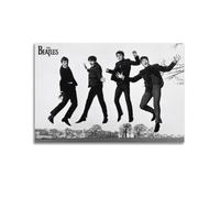 DATOZA Poster photo décoratif sur toile représentant les Beatles des Beatles (60 x 90 cm)