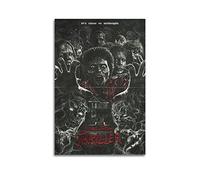 DATOZA Poster vintage de Michael Jackson Thriller - Impression sur toile - Décoration murale moderne pour chambre à coucher - 30 x 45 cm