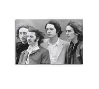 DATOZA Poster vintage décoratif sur toile avec inscription « The Beatles Band Members » - 30 x 45 cm
