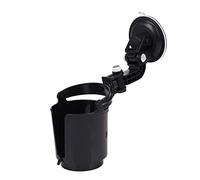 Datoza Support de boissons réglable pour voiture - Noir - 9,5 cm - Pour une tasse, une canette ou une bouteille