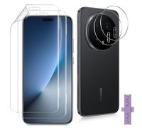 Datree 2 Pièces Protection Ecran pour Honor Magic 8 Pro 5G,2 Pièces Caméra Arrière Verre Trempé,transparent HD, tactile sensible, Protection en TPU Flexible