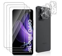Datree 3 Pièces Verre Trempé pour OPPO Reno 13F/13 F/Reno 13FS/13 FS 4G/5G, 3 Pièces Caméra Arrière Protecteur,9H Dureté/Anti-Rayures/Sans Bulles/Ultra Résistant,Protection écran