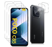 Datree 3 Pièces Verre Trempé pour Xiaomi Poco C85 5G, 3 Pièces Caméra Arrière Protecteur,9H Dureté/Anti-Rayures/Sans Bulles/Ultra Résistant,Protection écran