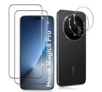 Datree 3D Verre Trempé pour Honor Magic 8 Pro 5G, 2+2 Pièces | Protection Écran + Caméra Arrière Protecteur, 9H Dureté/Anti-Rayures/Sans Bulles/Ultra Résistant