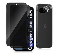 Datree Anti-Espion Verre Trempé pour Google Pixel 10A 5G, 2+2 Pièces Anti-Spy Protecteur D'écran avec Caméra Arrière Protecteur, Dureté 9H Film Protection, Résistant Aux Rayures