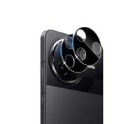 Datree pour Xiaomi Poco F7 Pro Protection Caméra, 2 Pièces 9H Dureté Ultra HD Film Verre Trempé, Sans Bulle Anti-Rayures Résistant Film Caméra Protection Écran - Noir