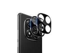 Datree pour Xiaomi Redmi Note 14 Pro 5G /Poco X7 5G Protection Caméra, 2 Pièces 9H Dureté Ultra HD Film Verre Trempé, Sans Bulle Anti-Rayures Ultra Résistant Film Caméra Protection Écran - Noir