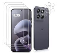 Datree Verre Trempé pour Motorola Moto G67 / G77 5G, 3+3 Pièces | Protection Écran + Caméra Arrière Protecteur, 9H Dureté/Anti-Rayures/Sans Bulles/Ultra Résistant