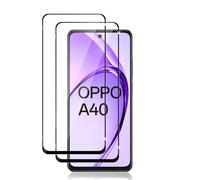 Datree Verre Trempé Pour OPPO A40 4G/A40M 4G/A60 5G/ A5 Pro,2 Pièces Ultra Résistant Film Protection écran,Sans Bulles,Film de Protection Écran Ultra HD Dureté 9H Anti Rayures, 2.5D Vitre Protecteur