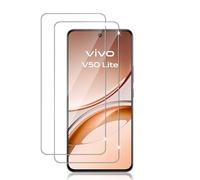 Datree Verre Trempé Pour Vivo V50 Lite 4G/5G, 2 Pièces Résistant Film, Sans Bulles,Film de Protection Écran Ultra HD Dureté 9H Anti Rayures, 2.5D Vitre Protecteur