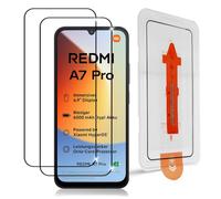 Datree Verre Trempé Pour Xiaomi Redmi A7 Pro/Redmi 15A/Poco C81 Pro, Installation Facile, 2 Pièces Ultra Résistant Film Protection écran, Alignement Automatique, Ultra HD Dureté 9H Anti Rayures