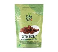 Dattes Deglet Nour Bio - 250g. Dattes Dénoyautées Séchées. Dattes Déshydratées Bio et Naturelles.