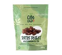 Dattes Deglet Nour Bio - 500g. Dattes Dénoyautées Séchées. Dattes Déshydratées Bio et Naturelles.
