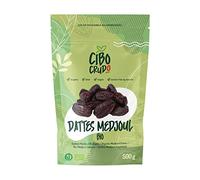 Dattes Medjool Bio - Qualité Premium - 500g. Dattes Bio Fraiches. Dattes Géantes Naturelles Séchées Riches en Fibres avec Graines.