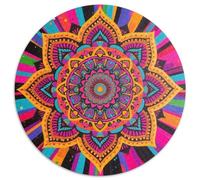 Datura 1000 Pièces Puzzle Rond Jeu Totem Puzzles Qualité Supérieure Cadeau Unique pour Adultes Et Enfants 1000pcs (67.5x67.5cm)